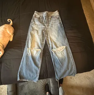 American Eagle Baggy Wide-Leg High-Rise thumbnail 2