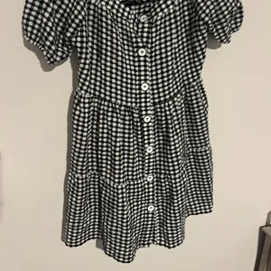 Black Tape_ Womens‎ Gingham Short Sleeve Mini Dress Button Up US M Regular thumbnail 5