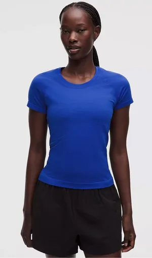 NWT Lululemon Swiftly Tech Short-Sleeve Shirt 2.0 Waist Length size 8 thumbnail 1