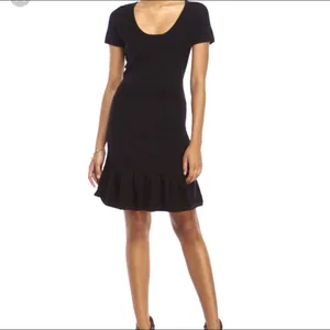 Sandro Blue Knit Flare Hem Dress thumbnail 3