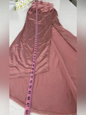 Prom One-Shoulder Satin Evening Dress in Dusty Rose thumbnail 4