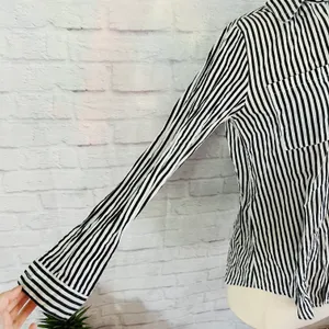 Nova Sky Striped Button Up Top thumbnail 3