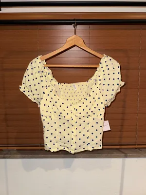 American Eagle Short Sleeve Corset Top thumbnail 2