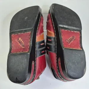 L’artiste Spring Step Leather Clog Mules Comfort Sz 40 Us 9-9.5 Heel thumbnail 7