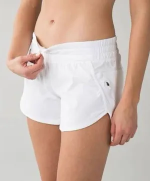 Lululemon Tracker Shorts Low Rise White Size 8 thumbnail 1