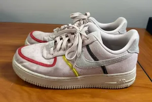 Nike Air Force 1 LX Siltstone Red Women's Sneaker Stitched Canvas W8 CK6572-600‎ thumbnail 1