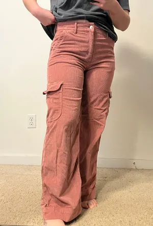 American Eagle Outfitters Corduroy Cargo Jeans thumbnail 1