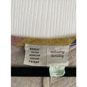 Anthropologie Saturday Sunday Stripe Midi Dress‎ Womens Size Small Boho Knit thumbnail 2