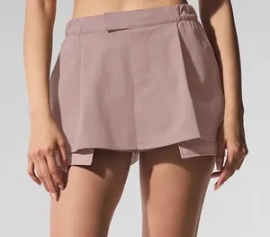 Alo Yoga Flip It Mini Skort Taupe XS thumbnail 1