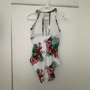 Floral Print Women's One Piece Swimsuit thumbnail 3