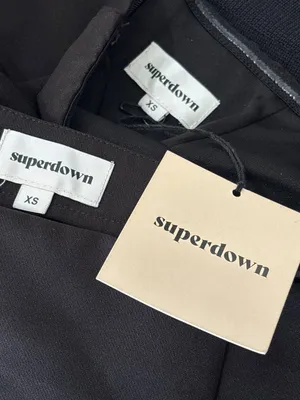superdown Daija Shorts Set in Black XSmall New Womens Tube Top thumbnail 6
