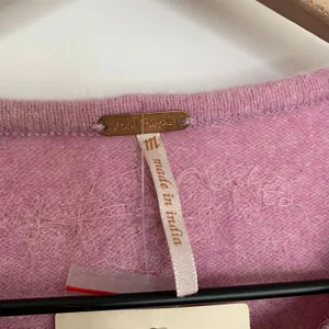 Free People Pink Embroidered Cardigan Sweater Womens Medium New Lilac thumbnail 9