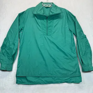 LL Bean‎ Pullover Anorak Windbreaker Lightweight Green Jacket XL READ thumbnail 1