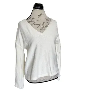 Madewell Womens Sweater Sz Medium Long Sleeve Minimalist Neutral Basic Casual thumbnail 3