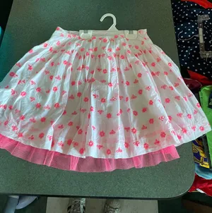 Pink And White Skirt Size Small thumbnail 3