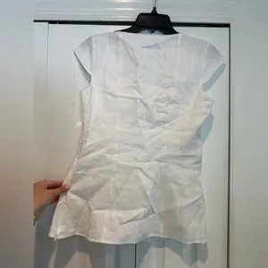 Reformation Meela Linen Top thumbnail 4