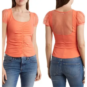 Free People Blush Up Cami‎ ruched blouse XS thumbnail 2