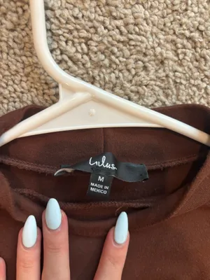 Lulus Brown Long Sleeve M thumbnail 3