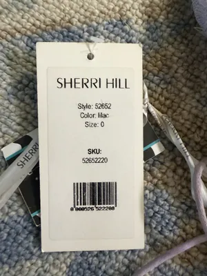 Sherri Hill Prom Dress Lilac Floral Lace Sparkles thumbnail 7
