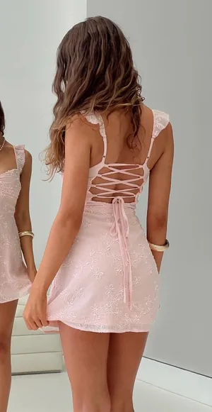 London Mini Dress Pink Princess Polly 0 thumbnail 1