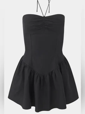 FLORENCE by Mills SWEET SOLSTICE LINEN HALTER DRESS thumbnail 8