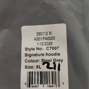 NWT COMFRT SIGNATURE HOODIE STEEL GREY XLARGE Gray Size XL thumbnail 2