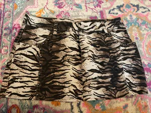 Animal print skirt Brown Size L thumbnail 1
