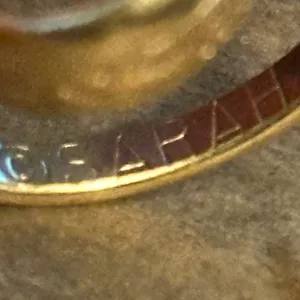 Vintage Sarah Coventry Fire Fly Red Stones Ring thumbnail 9