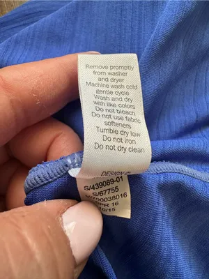 Athleta  Blue Short-Sleeve athletic Top thumbnail 7