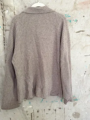 Reformation Fantino Cashmere Collared Cardigan thumbnail 5