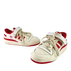 Adidas Forum 84 Men's White Red Low Top Lace Up Athletic Sneaker Shoes Size 8 thumbnail 5