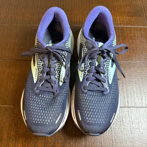 Brooks Ghost 14 Womens Running Shoes Blue‎ Mint White 1203561B446 Size 8.5 B thumbnail 3