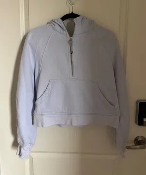 Lululemon Scuba Half-Zip Oversized Hoodie Light Blue/Periwinkle thumbnail 1