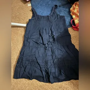 Abercrombie xs navy dress thumbnail 2