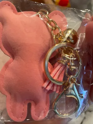 Pink Bear Keychain thumbnail 2