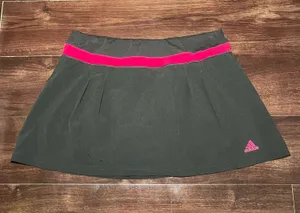 Adidas Climate Black and Pink Athletic Mini Skort Size Medium thumbnail 1