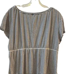 Divided Women's Size 12 Black &‎ White Striped Short Sleeve Dress thumbnail 9