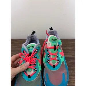 Nike Air Max 270 React Hyper Jade Frosted Spruce Blue Pink AT6174-300 Womens 7.5 thumbnail 5