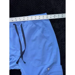 Figs‎ Jogger Women Straight Leg Blue Technical Scrub Size Medium thumbnail 7