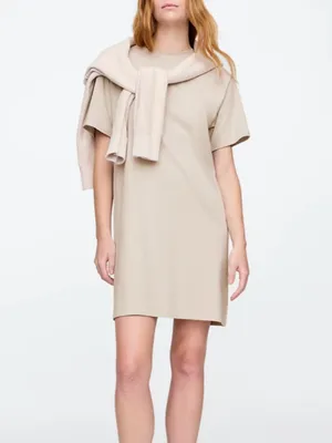NWT GAP Relaxed T-Shirt Dress 100% Cotton Frosty Morning Women's Medium thumbnail 7