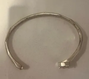 Kendra Scott Blake Bracelet Iridescent Drusy and Silver Pinch Cuff thumbnail 4