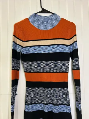 VICI Kaysen Knit Colorblock Mini Dress Size Medium thumbnail 2