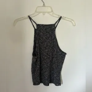Abercrombie & Fitch Marled Knit High Neck Halter Tank Top Size M thumbnail 7