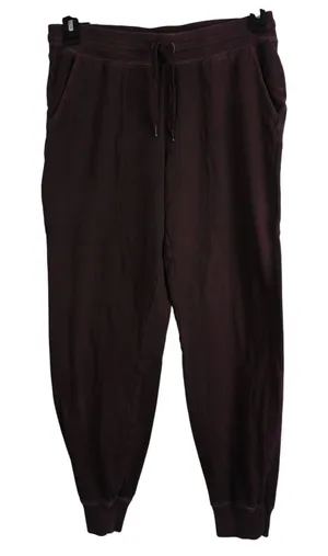 Old Navy Raisin Arizona Burgundy‎ Fleece Rib Trim Joggers Sweatpants Small thumbnail 1