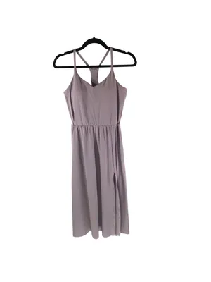 Halara Everyday Midi Chill Dress-La Land Pockets Purple M thumbnail 4