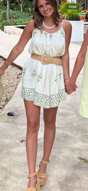 Beach romper White thumbnail 1