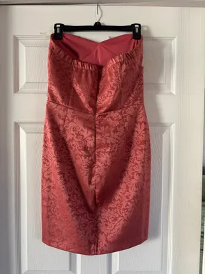Mystic Burnt Rose Strapless Dress - Size Large thumbnail 4