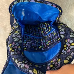 Vera Bradley Big Backpack outside condition excellent but inside have one rip thumbnail 9