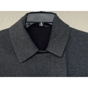 Brunello Cucinelli Gray Cashmere Coat Women’s S Quiet Luxury Old Money Formal thumbnail 2