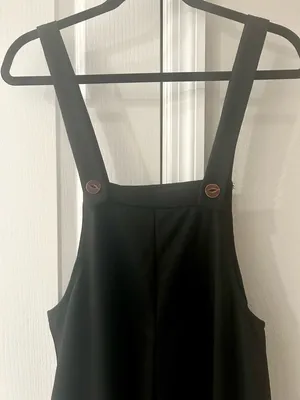 SHEIN Black Overall Jumpsuit Size Medium thumbnail 3